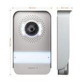 Video Deurintercomset 1/2-gezin 7" Kleurenmonitor Wit - 35% Korting
