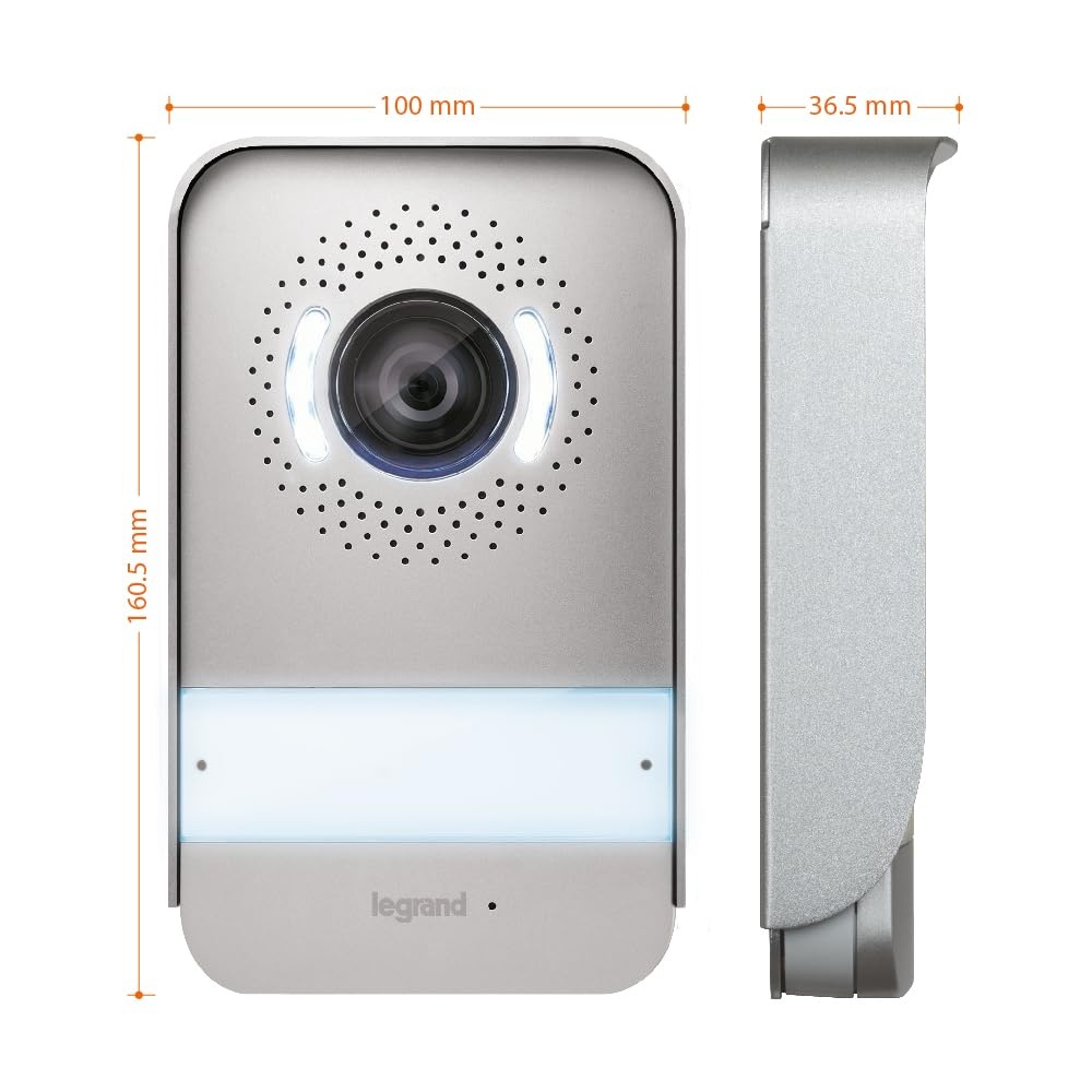 Video Deurintercomset 1/2-gezin 7" Kleurenmonitor Wit - 35% Korting