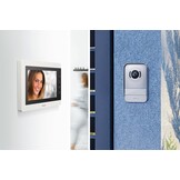 Video Deurintercomset 1/2-gezin 7" Kleurenmonitor Wit - 35% Korting