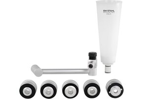Olievultrechter set 7-delig met 1L trechter, 5 adapters & hoek | 59% Korting