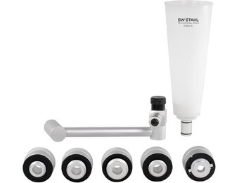 Olievultrechter set 7-delig met 1L trechter, 5 adapters & hoek | 59% Korting