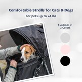 Hondenbuggy Zwart - Ideaal voor Oudere Honden - 34% Korting