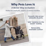 Hondenbuggy Zwart - Ideaal voor Oudere Honden - 34% Korting