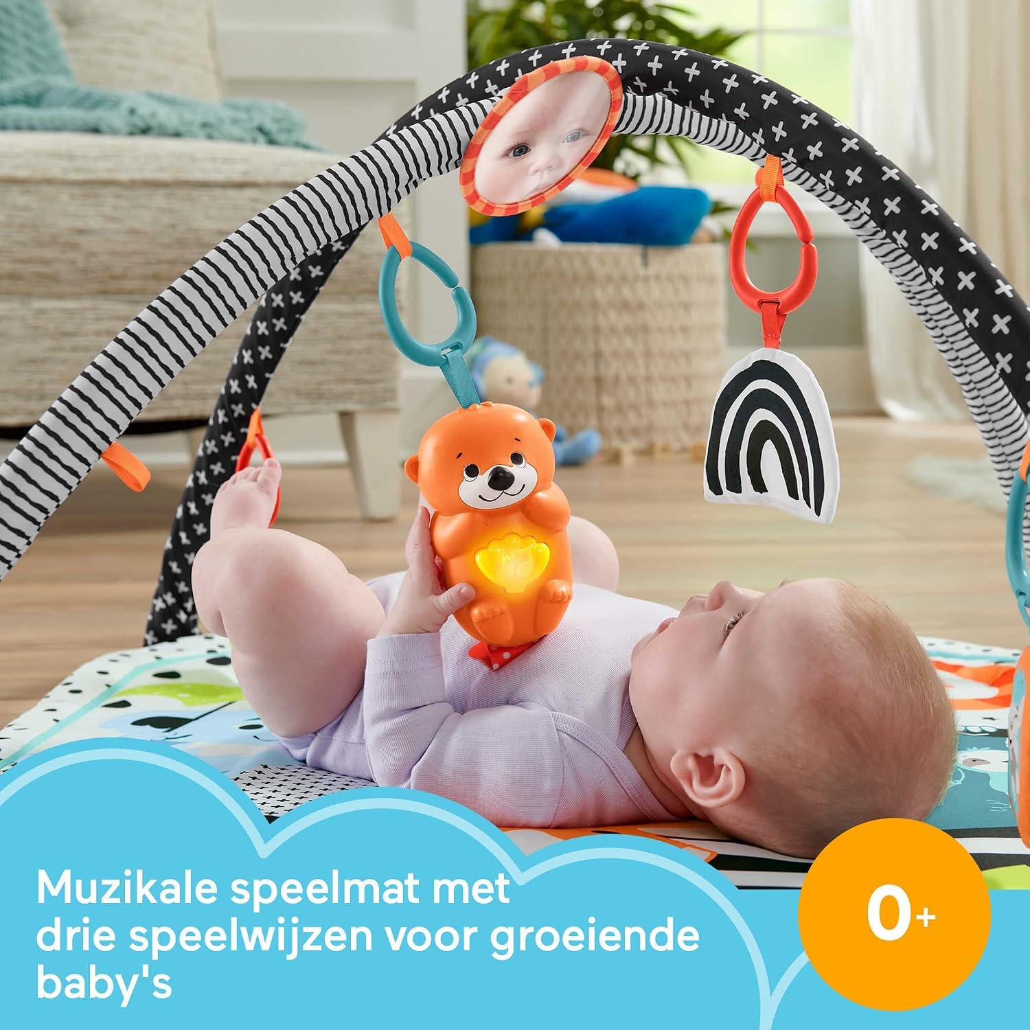 Fisher-Price 3-in-1 Muziek Speelgoedgym - 34% Korting - 0m+