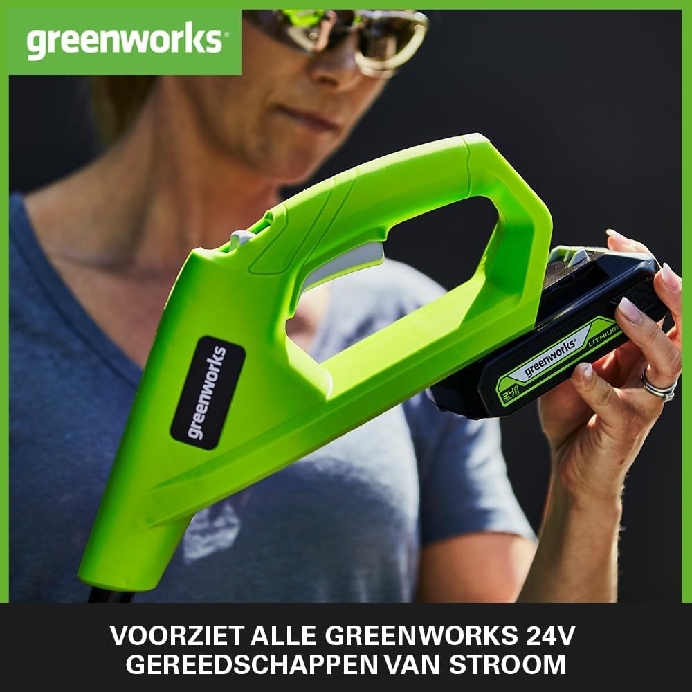 Greenworks 24V 2Ah Accu - 33% Korting