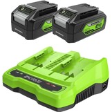 Greenworks 24V 2Ah Accu - 33% Korting