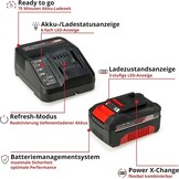 Einhell Power X-Change Starterset 4.0 Ah Accu en Snellader - 33% Korting