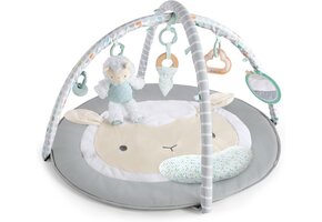 Baby Speeldeken Extra Pluche Grijs met 5 Speeltjes - 40% Korting