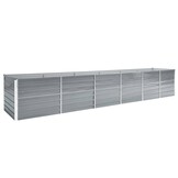 Plantenbak Verhoogd Staal Grijs 480x80x77 cm - 52% Korting