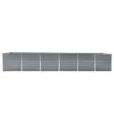 Plantenbak Verhoogd Staal Grijs 480x80x77 cm - 52% Korting