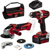 Einhell Gereedschapsset TE-TK 18/2 Li Kit - Boor/Schroefmachine & Haakse Slijper (35% Korting)