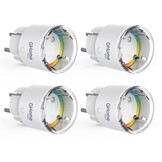 GHome Smart Wifi-stopcontacten (4 stuks) - Meet Stroomverbruik met 33% Korting