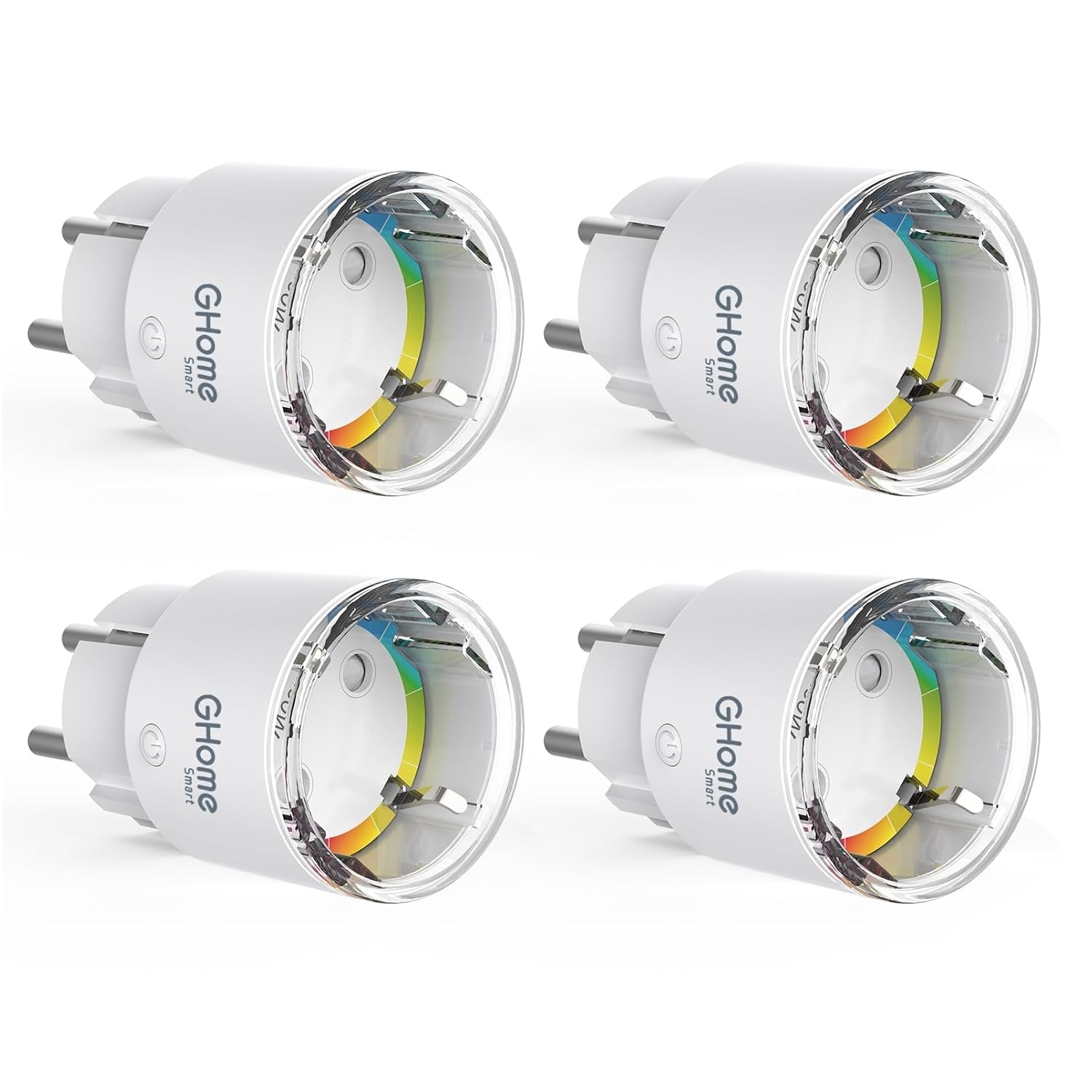 GHome Smart Wifi-stopcontacten (4 stuks) - Meet Stroomverbruik met 33% Korting