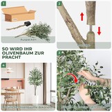 Kunst Olijfboom Yoleo 150 cm - 34% Korting
