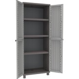 Terry, Jwood 268, 2-deurs kast met 3 interne planken - 68x37,5x170 cm - Maat 68x37,5x170 cm