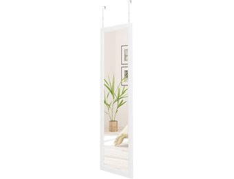 Dripex Wandspiegel met Ophangsysteem - 33 x 119 cm - Wit