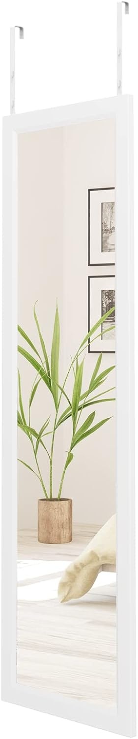 Dripex Wandspiegel met Ophangsysteem - 33 x 119 cm - Wit