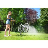 Lavor Galaxy 160 Hogedrukreiniger, 2500 watt, 160 bar max. 510 l/u, vaste borstel, roterende borstel, wasmachine, slang AP 8 meter, pistool, lans met Variojet- en turbo-mondstuk, geel/zwart
