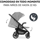 Hauck Shop N Care Compacte Kinderwagen - Geschikt tot 22 kg - Grijs