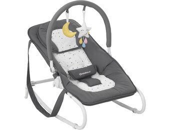 Badabulle Easy Baby Wipstoeltje 76 x 39 x 67 cm - Grijs