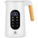 ForMe Waterkoker 1,7 liter - Wit - Instelbare temperatuur 40-100°C - Digitaal display