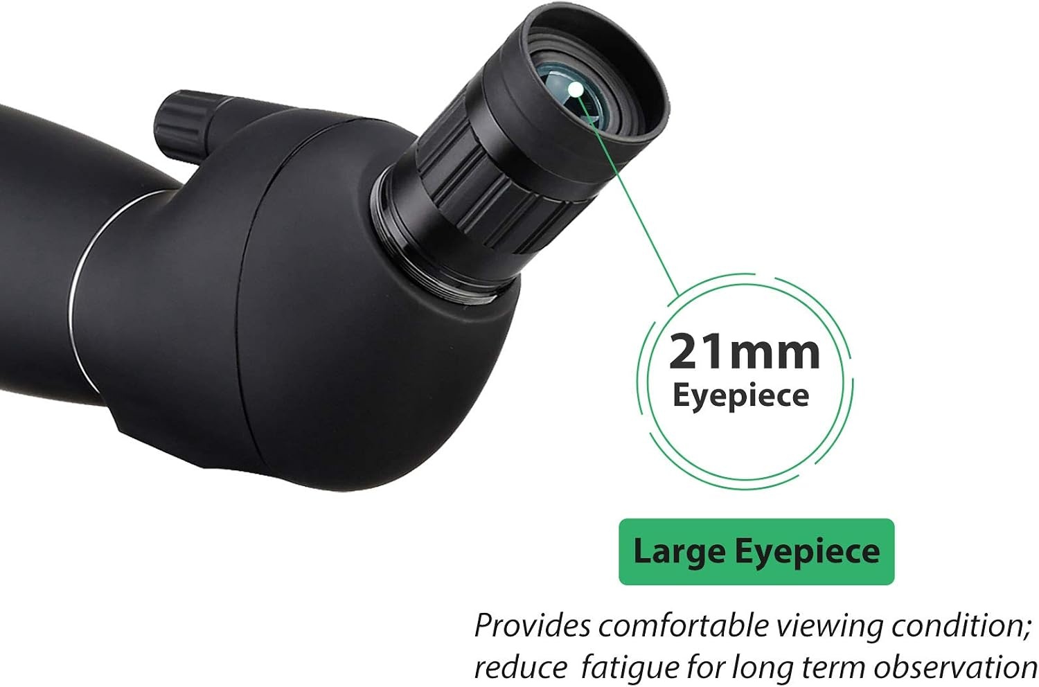 Svbony SV28 Spotting Scope 25-75x70, BAK4 Prism MC Optiek Monoculair met Statief Telefoon Adapter 45 Gebogen Oculair Spotting Scope voor het observeren van vogels (zwart)