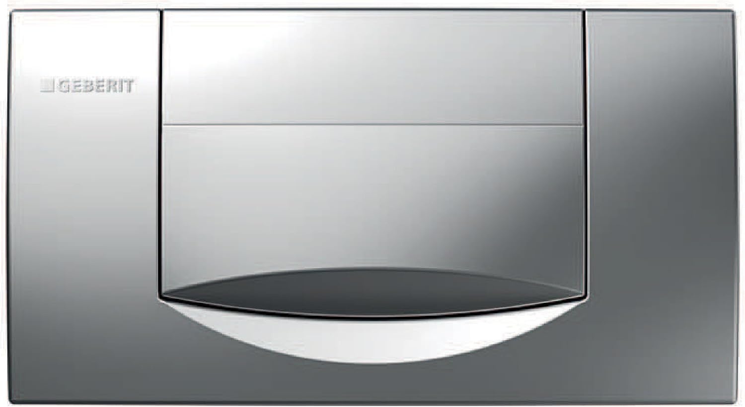 Geberit Betteieningsplaat 200F, spoel-stop-spoel, 115.222.46.1, Kleur: Mat verchroomd