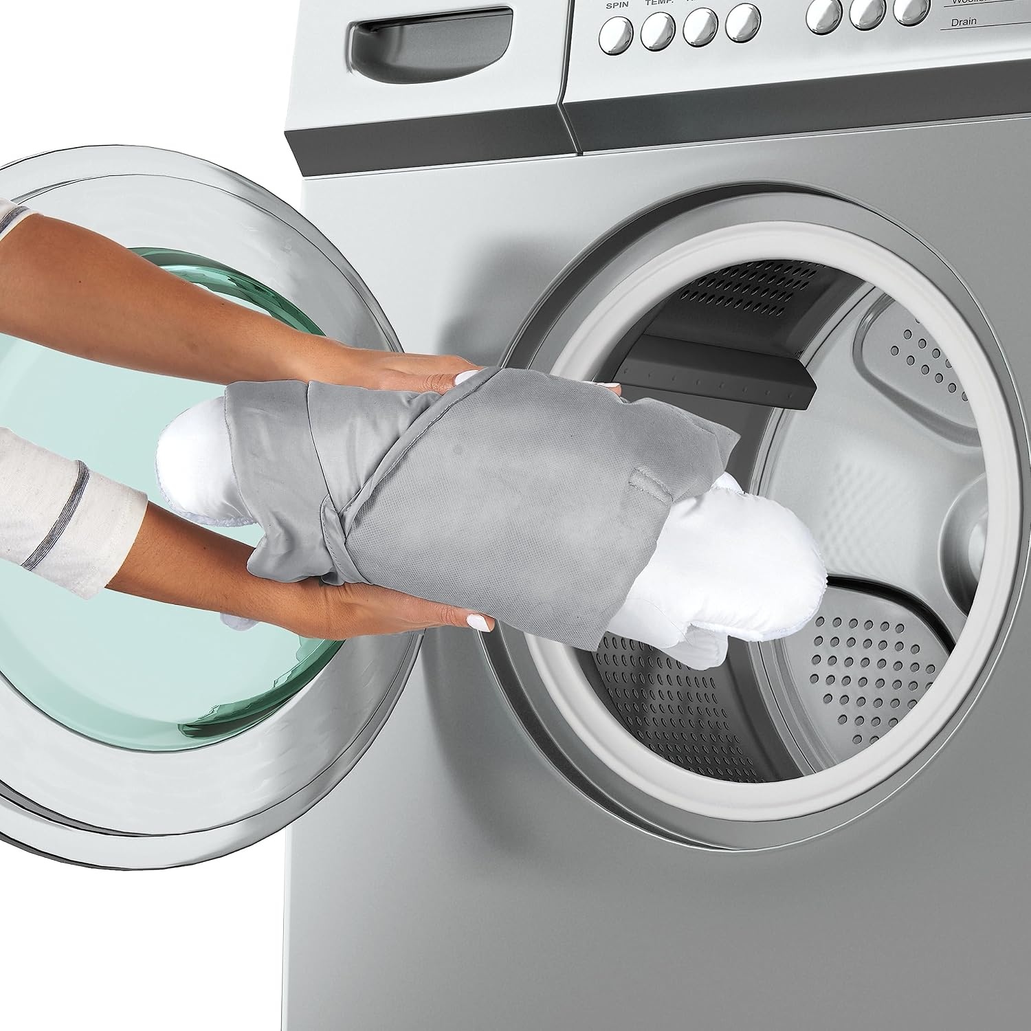 Ingenuity 2-in-1 lichtgewicht schommelstoel van baby tot peuter en wipstoel – speelmat voor buikligging, trillingen en geluiden, 0–30 maanden tot 18,1 kg (Cuddle Lamb)