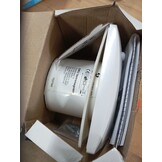 Uitlaatventilator Quiet V2 - niet alleen stil maar ook discreet - met kogellagers - Made in Europe - wit