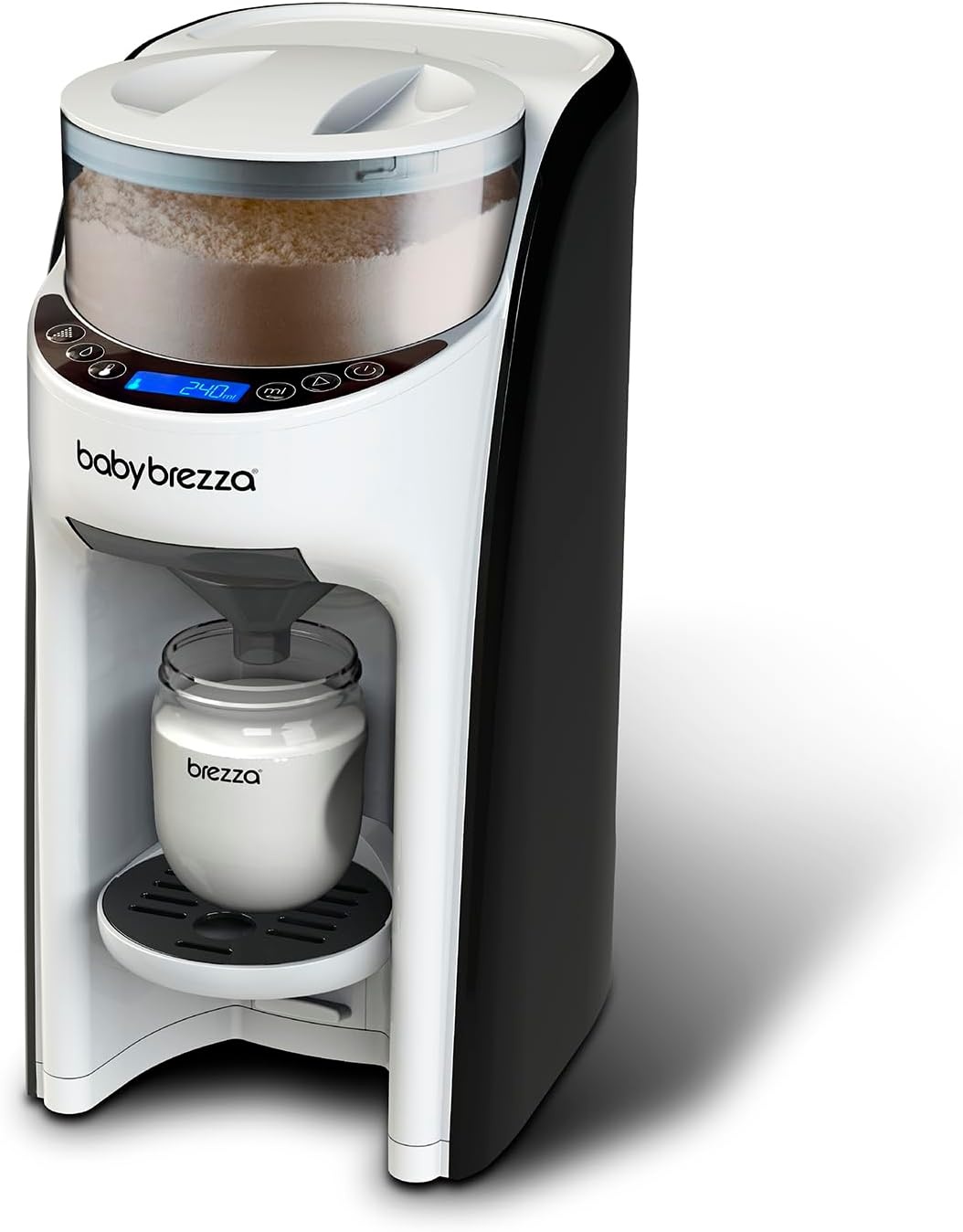 BabyBrezza FRP0046 Formula Pro Advanced Babyflesmaker, Gedoseerd En Mengt Heet Water En Melkpoeder Met Één Druk Op De Knop, Zwart, 1 Stuk