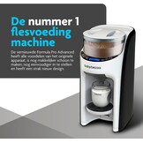 BabyBrezza FRP0046 Formula Pro Advanced Babyflesmaker, Gedoseerd En Mengt Heet Water En Melkpoeder Met Één Druk Op De Knop, Zwart, 1 Stuk