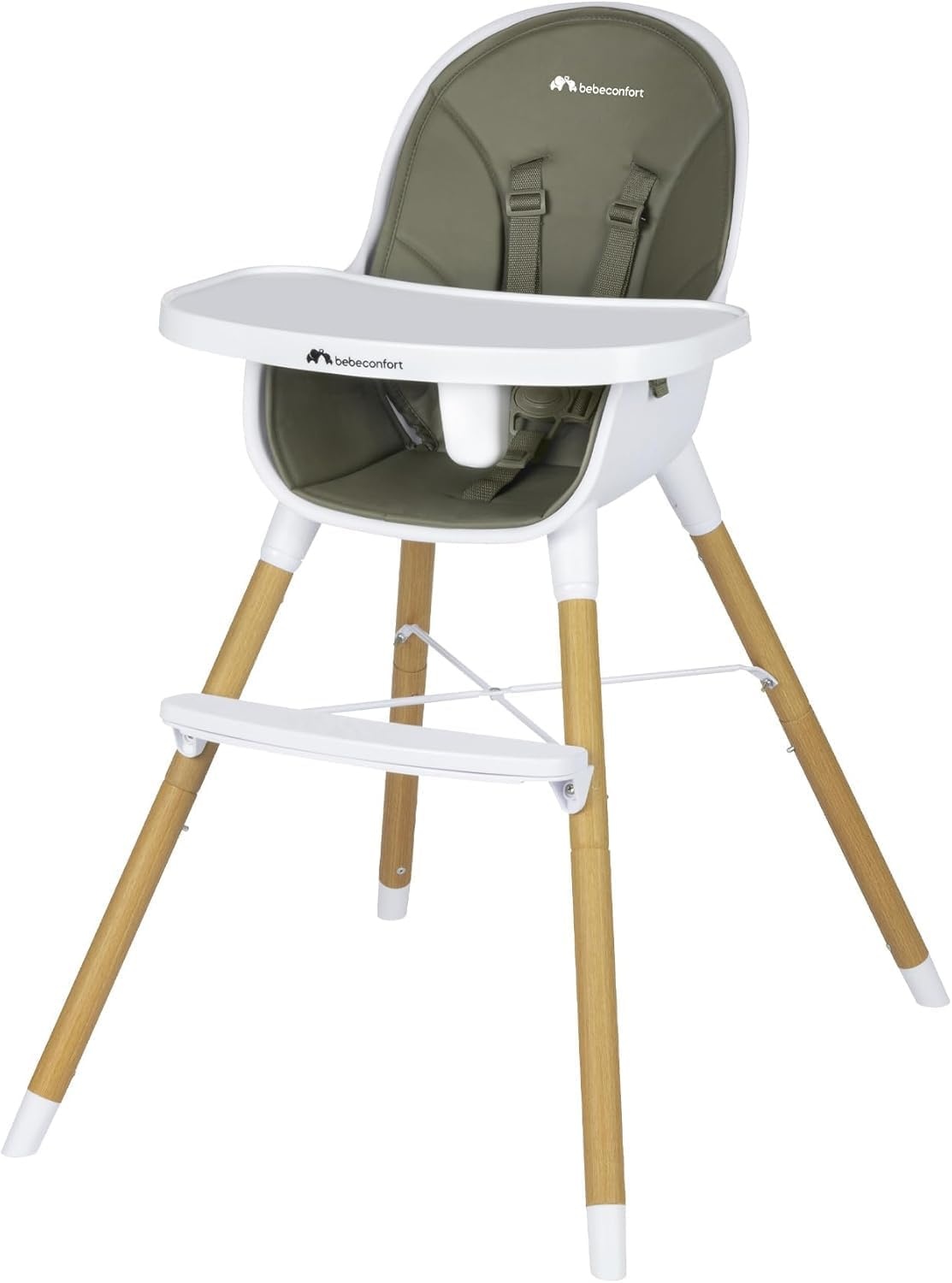 Bebeconfort Avista 2-in-1 Kinderstoel - Meegroeistoel - Mineral Green