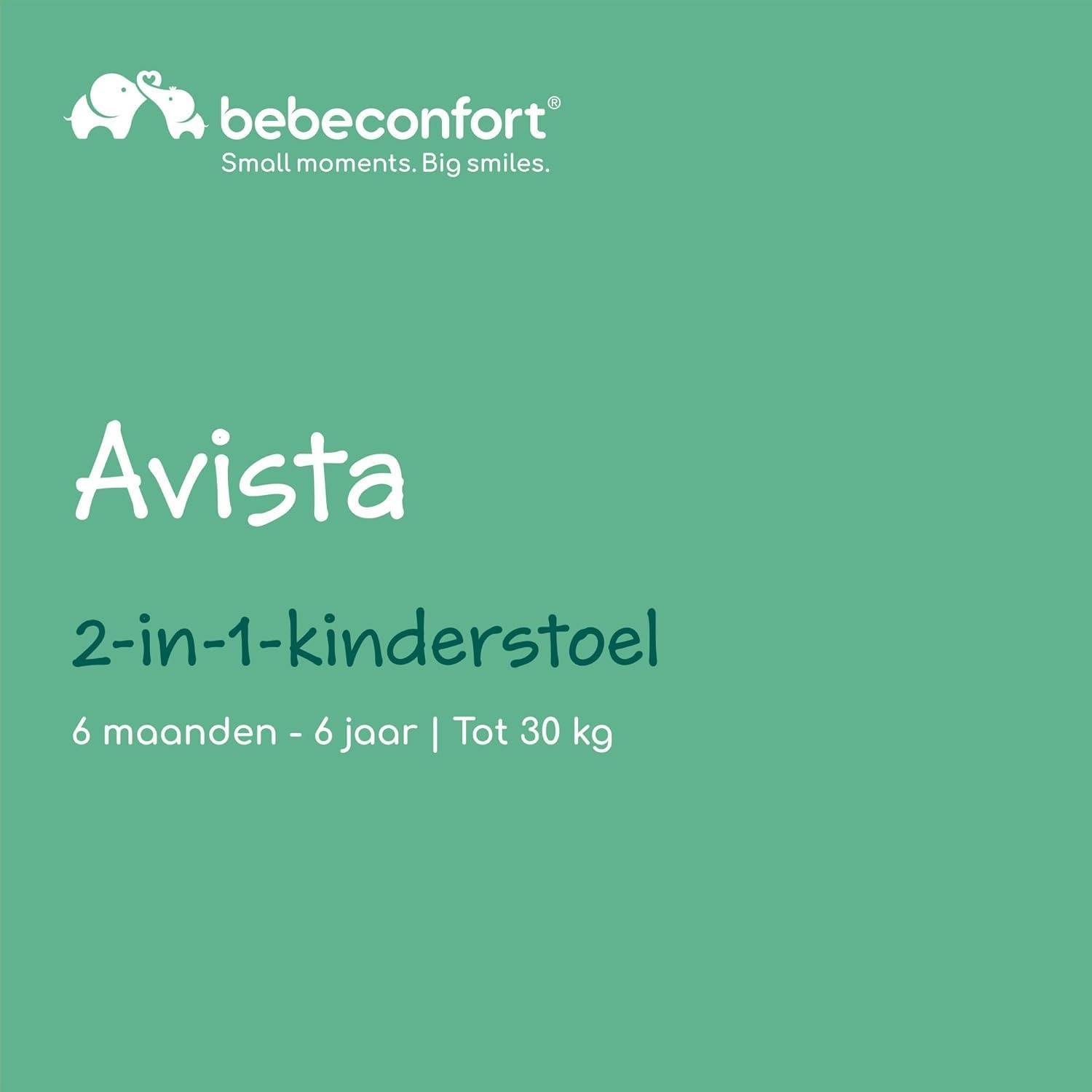 Bebeconfort Avista 2-in-1 Kinderstoel - Meegroeistoel - Mineral Green