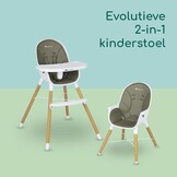 Bebeconfort Avista 2-in-1 Kinderstoel - Meegroeistoel - Mineral Green