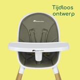 Bebeconfort Avista 2-in-1 Kinderstoel - Meegroeistoel - Mineral Green