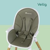 Bebeconfort Avista 2-in-1 Kinderstoel - Meegroeistoel - Mineral Green