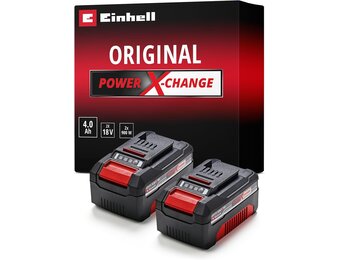 Einhell originele accu-twinpack PXC 18 V 4,0 Ah