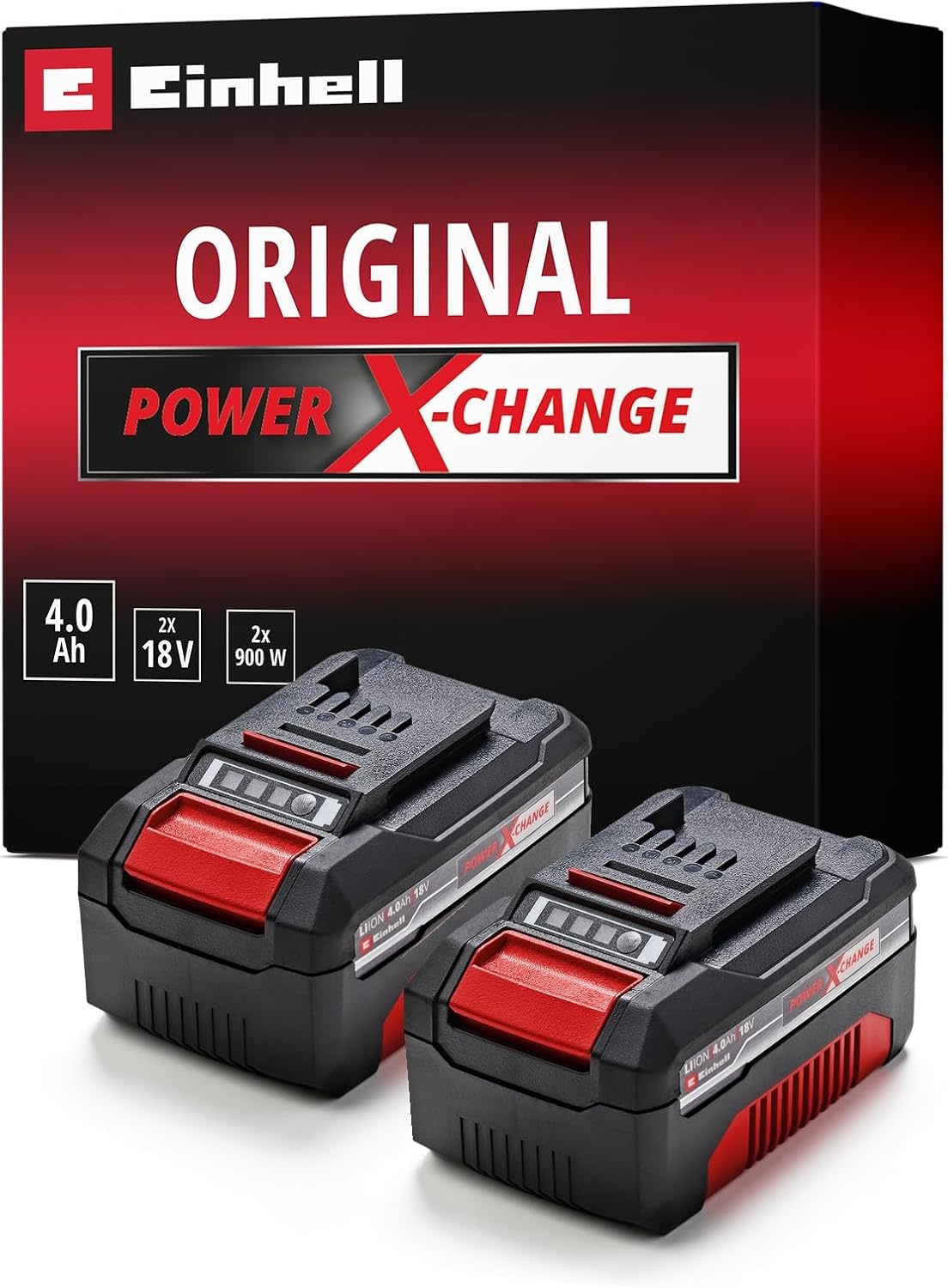 Einhell originele accu-twinpack PXC 18 V 4,0 Ah