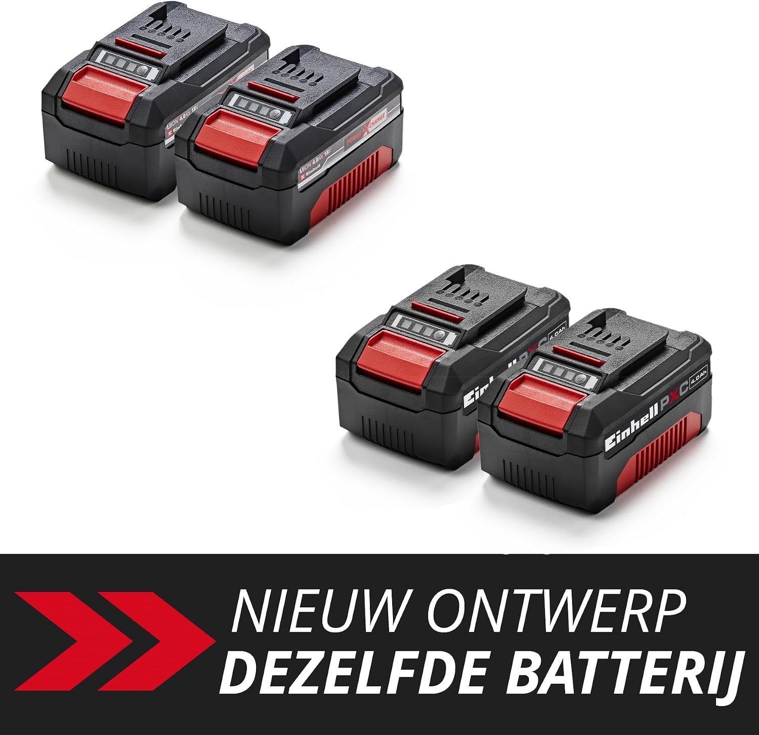 Einhell originele accu-twinpack PXC 18 V 4,0 Ah