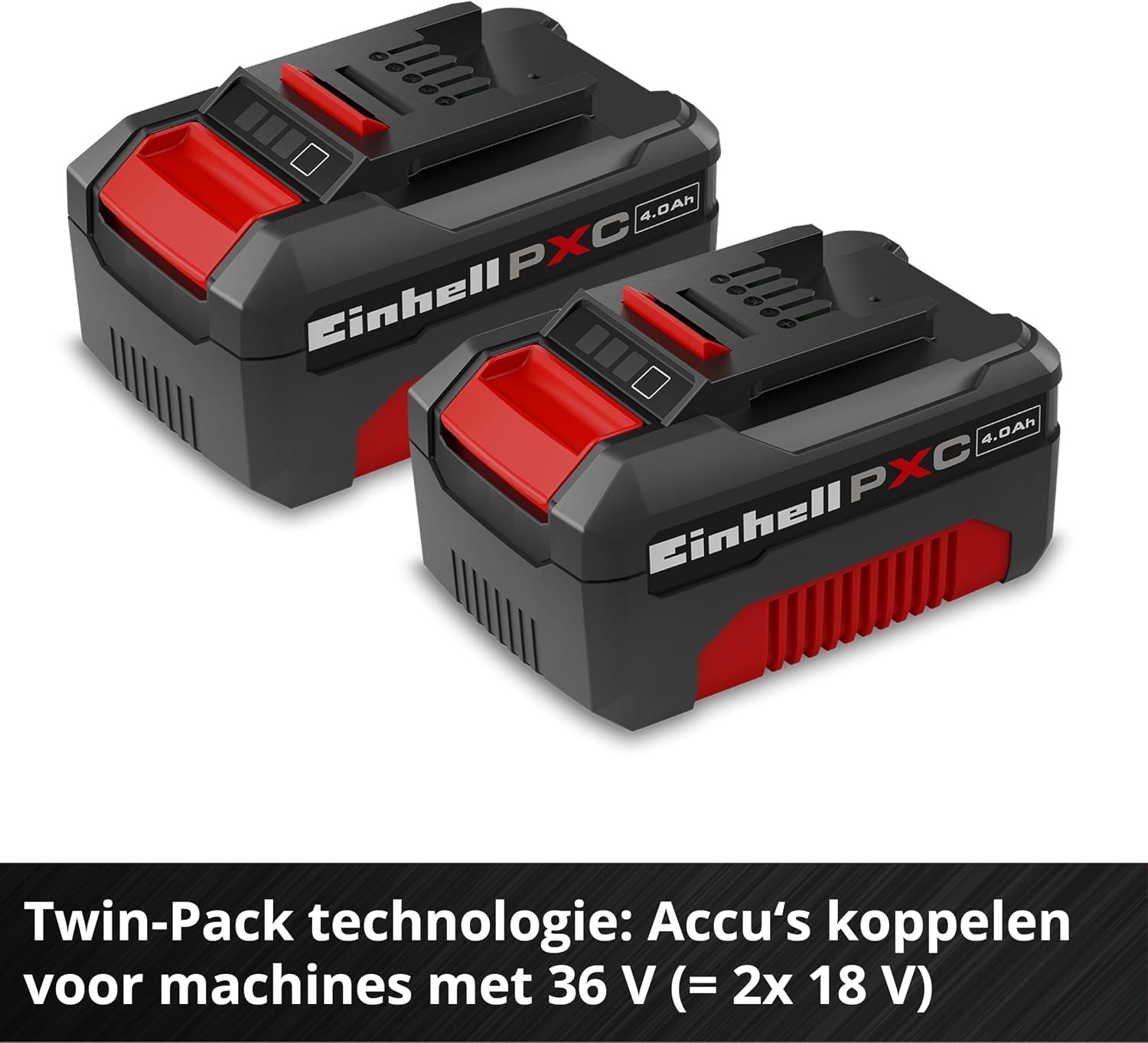 Einhell originele accu-twinpack PXC 18 V 4,0 Ah