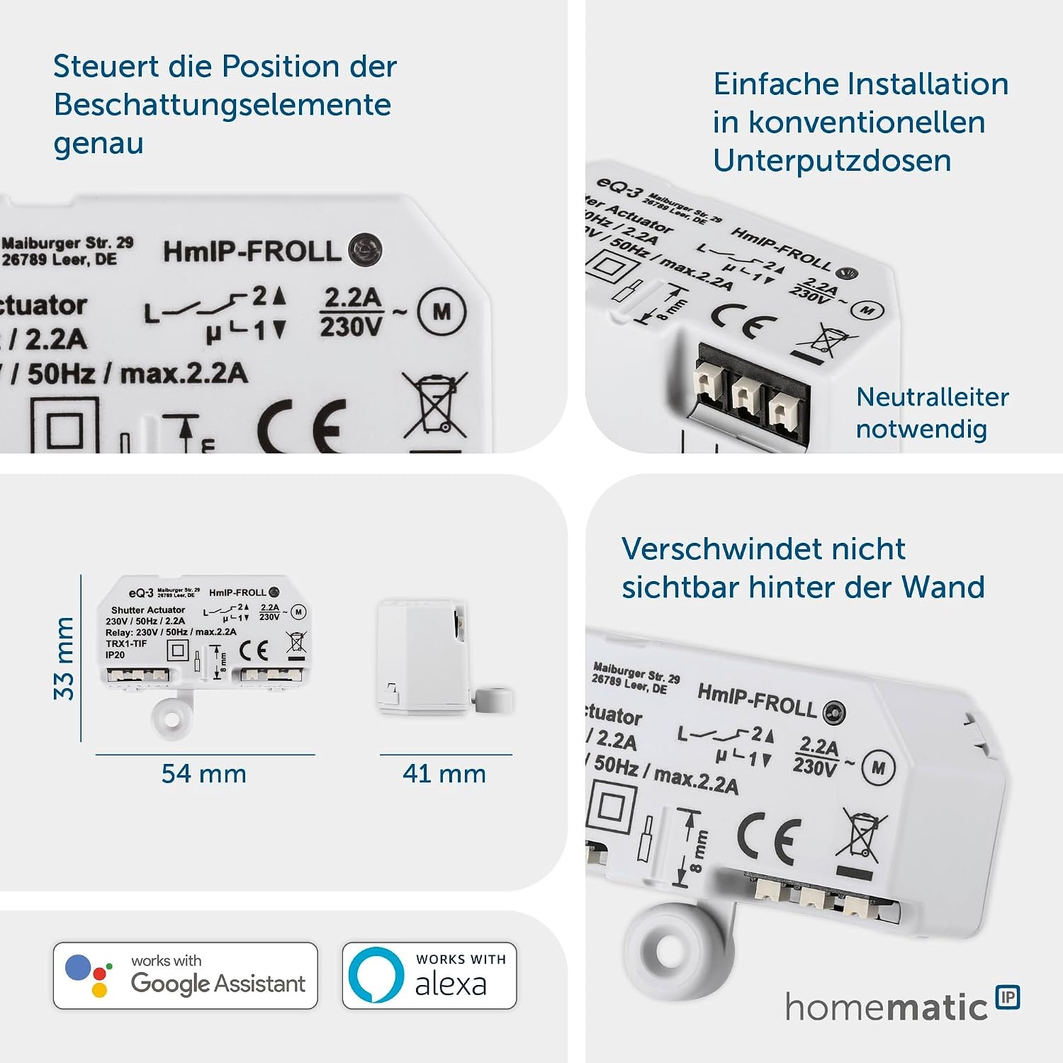 Homematic IP Rolluikacteur