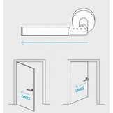 Yale Elektronische Deurklink voor Rechterdeuren, Roestvrij Staal, Pincode voor max. 9 gebruikers + 1 master, Eenvoudige Installatie, Ideaal voor Appartementen, Kantoren en Zij-ingangen
