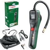 Bosch elektrische fietspomp/luchtpomp/minicompressor EasyPump (3,0 Ah accu, 3,6 volt, automatische stopfunctie, 150 psi, 10,3 bar, led, oplaadbaar via USB-C-kabel, in kartonnen doos)