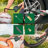 Bosch elektrische fietspomp/luchtpomp/minicompressor EasyPump (3,0 Ah accu, 3,6 volt, automatische stopfunctie, 150 psi, 10,3 bar, led, oplaadbaar via USB-C-kabel, in kartonnen doos)