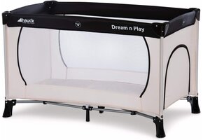 Baby reisbed 120x60cm Beige | Lichtgewicht & Compact Opvouwbaar | 41% Korting