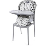 Chicco - Kinderstoel Polly Progres5 - Eetstoel en Stoelverhoger - Kantelbare Rugleuning - 8 Hoogtes - Vanaf Geboorte tot 3 Jaar - Anthracite