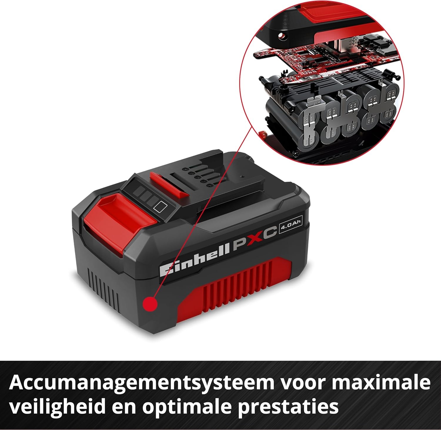 Einhell originele accu-twinpack PXC 18 V 4,0 Ah