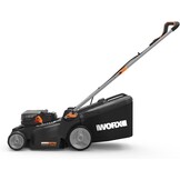 WORX WG737E Nitro Accu-grasmaaier 40 V (2 x 20 V) - krachtige borstelloze motor - 37 cm maaibreedte - 6 maaihoogtes (20-70mm) - 40L grasopvangzak - incl. 2x4Ah accu's & dual-laderapparaat