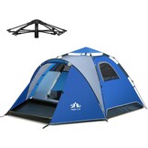Night Cat Pop Up Tent voor 3 4 Personen: Waterdichte Kampeertent Eenvoudig Op Te Zetten voor Familie festivals Kampeer Picknicks in Tuin Achtertuin Park