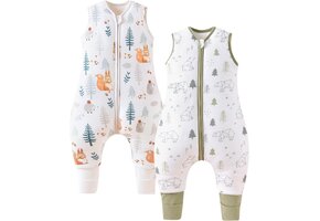 Baby Slaapzak met Voetjes 2.5 Tog Winterslaap Wit Maat 100 + 40% Korting